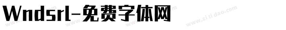 Wndsrl字体转换