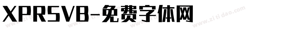 XPRSVB字体转换