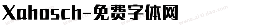 Xahosch字体转换