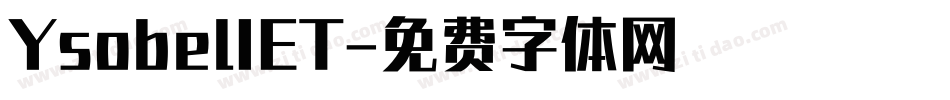 YsobelIET字体转换