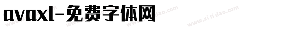 avaxl字体转换