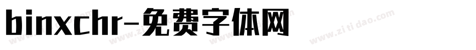 binxchr字体转换