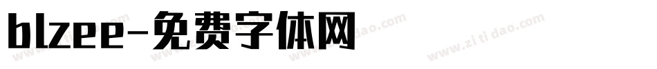 blzee字体转换