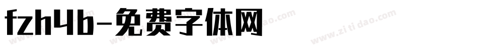 fzh4b字体转换