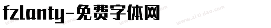 fzlanty字体转换
