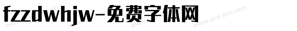 fzzdwhjw字体转换