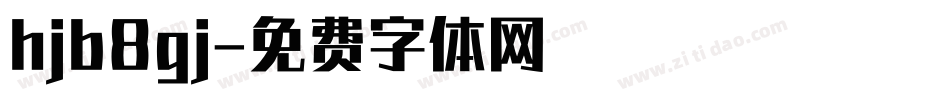 hjb8gj字体转换