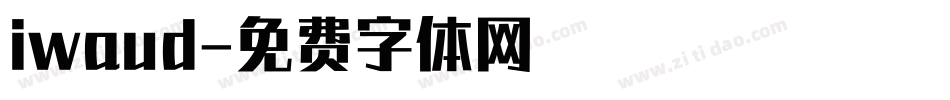 iwaud字体转换