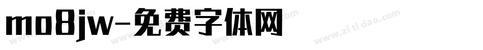 mo8jw字体转换