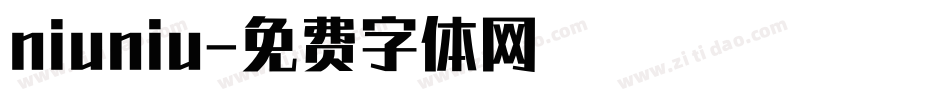 niuniu字体转换