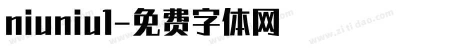niuniu1字体转换