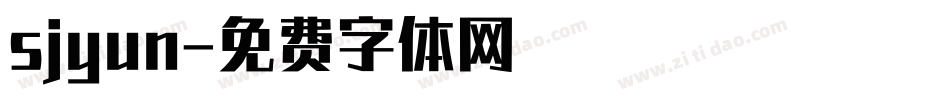 sjyun字体转换