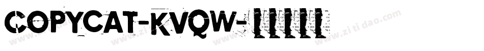 Copycat-KVqW字体转换