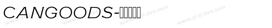 CANGOODS字体转换