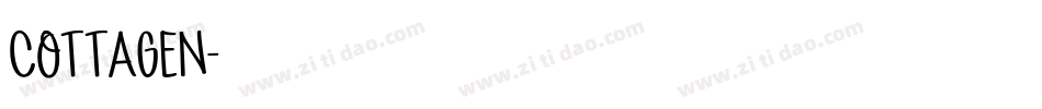 COTTAGEN字体转换