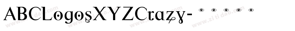 ABCLogosXYZCrazy字体转换