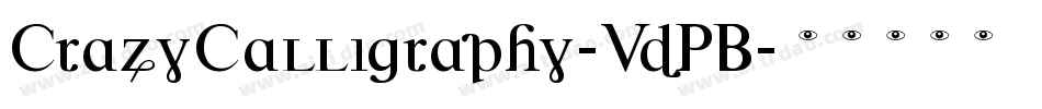 CrazyCalligraphy-VdPB字体转换