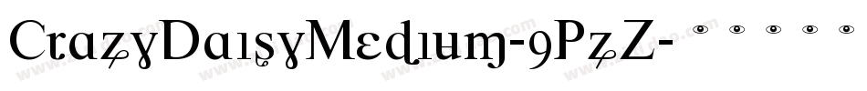 CrazyDaisyMedium-9PzZ字体转换