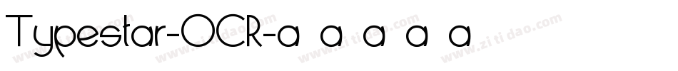 Typestar-OCR字体转换