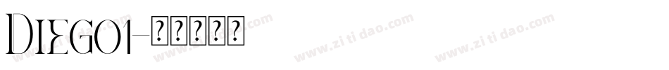 Diego1字体转换
