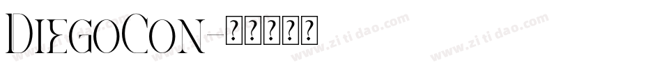 DiegoCon字体转换