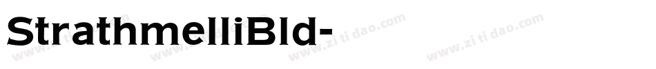 StrathmelliBld字体转换
