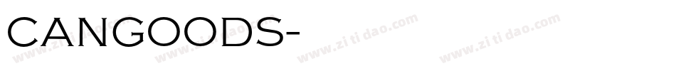CANGOODS字体转换