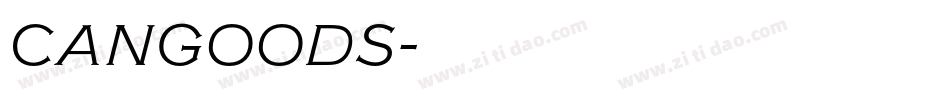 CANGOODS字体转换