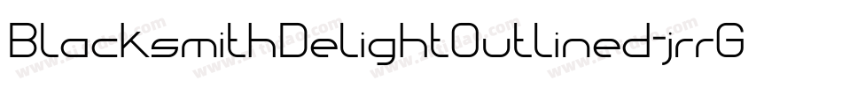 BlacksmithDelightOutlined-jrrG字体转换