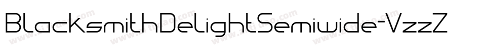 BlacksmithDelightSemiwide-VzzZ字体转换