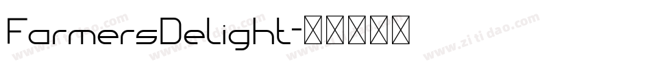 FarmersDelight字体转换