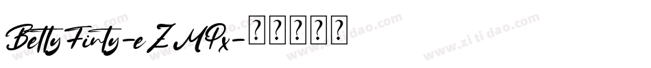 BettyFinty-eZMPx字体转换