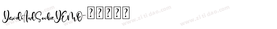DavidAndSovhieDEMO字体转换