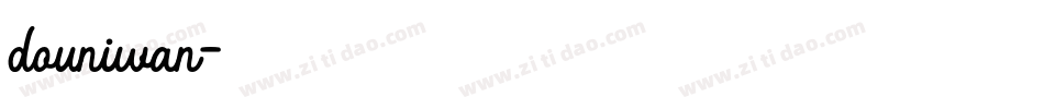douniwan字体转换