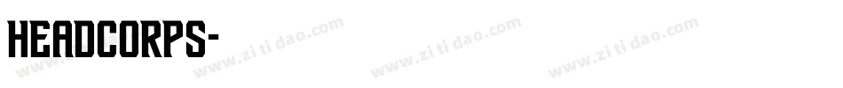 Headcorps字体转换