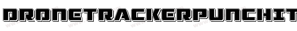 DroneTrackerPunchItalic-PBlx字体转换