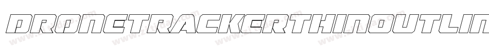 DroneTrackerThinOutline-gOeP字体转换