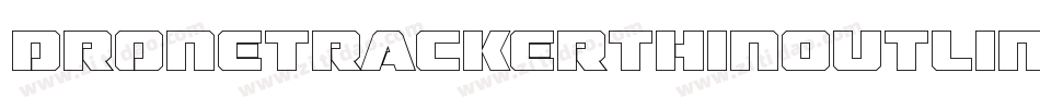 DroneTrackerThinOutline-gOeP字体转换