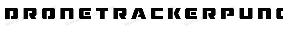 DroneTrackerPunchItalic-PBlx字体转换