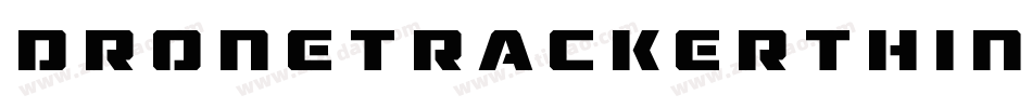 DroneTrackerThinoutlineItal-oVpa字体转换