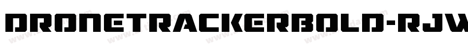 DroneTrackerBold-rjW8字体转换