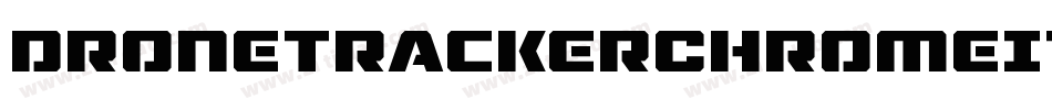DroneTrackerChromeItalic-29B3字体转换