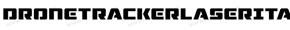 DroneTrackerLaserItalic-v6G7字体转换