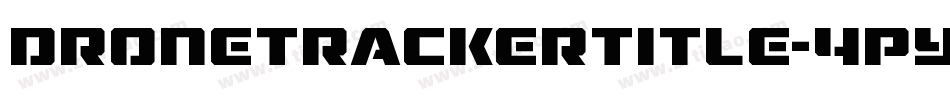 DroneTrackerTitle-4PYx字体转换