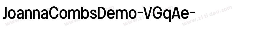 JoannaCombsDemo-VGqAe字体转换 JoannaCombsDemo-VGqAe字体转换