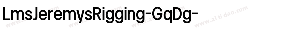 LmsJeremysRigging-GqDg字体转换