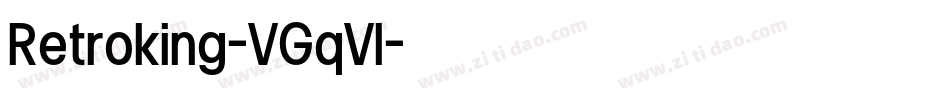 Retroking-VGqVl字体转换