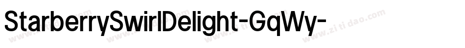 StarberrySwirlDelight-GqWy字体转换