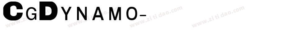 CgDynamo字体转换