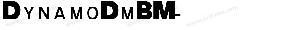 DynamoDmBM字体转换